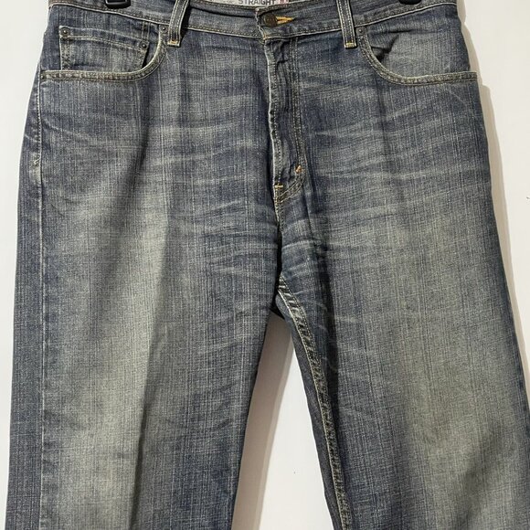 Levi’s 559 size 34x30 relaxed straight 100% cotton red tab blue jeans - Picture 2 of 9